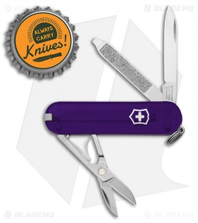 Victorinox Classic SD Persian Indigo Polymer (3.75" Stainless Steel) - Image 4