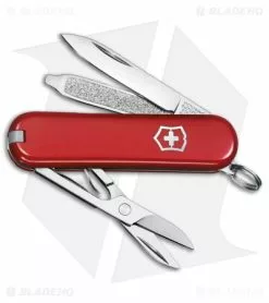 Victorinox Classic Wounded Warrior Red Polymer (2.25" Stainless Steel)