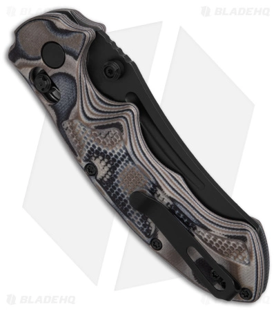 Viking Tactics Patriot Bar Lock Knife Brown Lava G-10 (3.1" Black) - Image 3