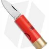 Winchester Shotgun Shell Slip Joint Knife Red Polymer (1.83" Satin)