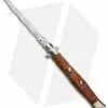 AGA Campolin 13" Burl Wood Automatic Knife Italian Stiletto (Kriss Plain)