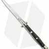 AGA Campolin 13" Picklock Automatic Italian Stiletto Ebony Wood (6" Satin Bayo)