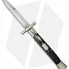 AGA Campolin 13" Bat Swinguard Automatic Dark Horn (5.75" Satin Bayonet)