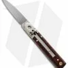 AKC Classic 6" Lever Lock Automatic Italian Knife Snake Wood (2.5" Polish) F17