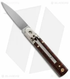 AKC Classic 6" Lever Lock Automatic Italian Knife Snake Wood (2.5" Polish) F17