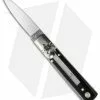 AKC Classic 6" Lever Lock Automatic Italian Knife Dark Horn (2.5" Polish) F17