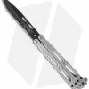 Bear OPS Bear Song IV Butterfly Knife Aluminum (4.38" Black) B-400-B