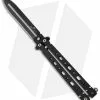 Bear OPS Bear-Song V Butterfly Knife Black Aluminum (4.38" Black) B-500-AlBK-B