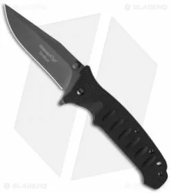 Fox Knives BlackFox Tactical 112T Clip Point Spring Assisted Knife (3.75" Gray)