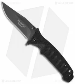 Black Fox BlackFox Tactical 114T Clip Point Spring Assisted Knife (2.875" Gray)