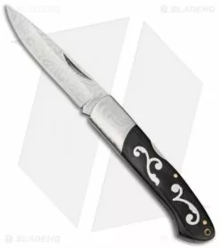 Boker Magnum La Fleur Pocket Knife (2.5" Etched) 01RY720