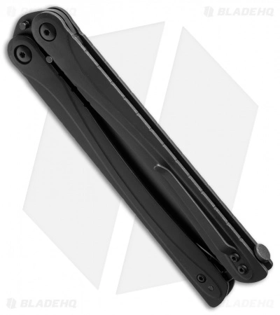 Brous Blades Balisong B3 Butterfly Knife SS (4.25" Blackout) - Image 3