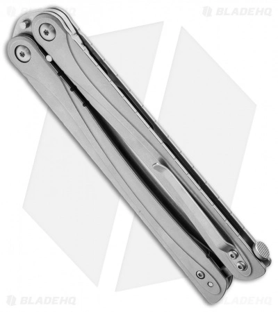 Brous Blades Balisong B3 Butterfly Knife SS (4.25" Satin) - Image 3