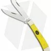 Buck Creek Trapper Yellow Slip Joint Knife 3.125"