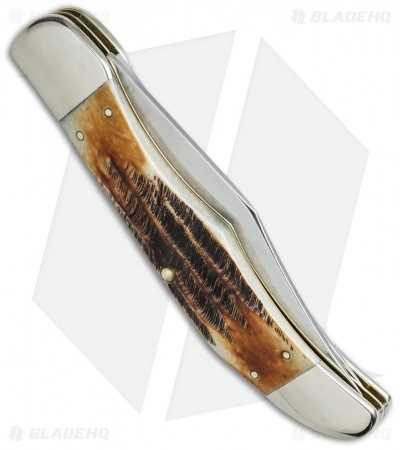 Case Cutlery Case Folding Hunter Knife 5.25" Bone Stag (6.5265 SS) 03574 - Image 2