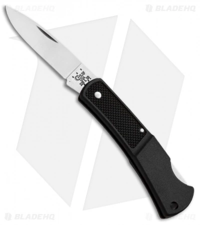 Case Cutlery Case Caliber Small Lock Back Knife 3" Black Zytel (LT1225L SS) 00156