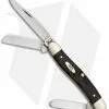 Case Cutlery Case Medium Stockman 2.50" Rough Black Synthetic (6318 SS) 18222