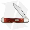 Case Cutlery Case Mini Copperlock Knife 3.625" Dark Red Bone (61749L CV) 6996