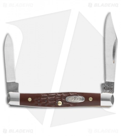 Case Cutlery Case 083 Working Small Pen Knife 2.625" Jigged Brown Synthetic (6233 SS)
