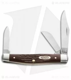 Case Cutlery Case Medium Stockman Knife 3.25" Jigged Brown Synthetic (6344 SS) 00106
