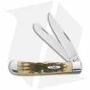 Case Cutlery Case Trapper Knife 4.25" Amber Bone (6254 CV) 0163