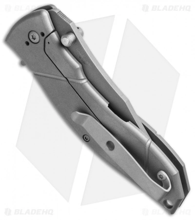 Combative Edge Draco D1 Spring Assisted Knife Gray (3.5" Bead Blast) - Image 3