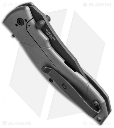 Combative Edge Draco D1 Tux Spring Assisted Knife Gray (3.5" Black) - Image 3