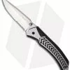 CRKT Lift Off Stainless Steel Spring Assisted Knife (3.5" Satin Serr) 6835