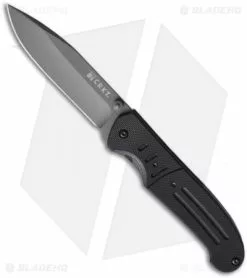 CRKT Ignitor T Spring Assisted Knife W/ Black G10 (3.38" Gray Plain) 6860