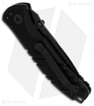 Gerber Propel AO Knife Black Assisted Opening (3.5" Tanto Black Serr) - Image 2