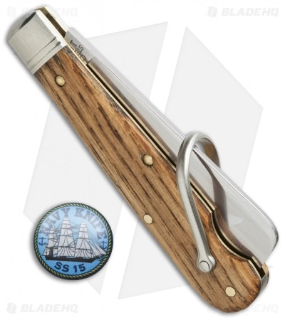 Great Eastern Cutlery GEC #15 Navy Pocket Knife 3.375" Old Barn Chestnut 15S116 - Image 3