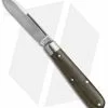 Great Eastern Cutlery GEC #14 Tidoute Boy's Knife 2.325" OD Green Linen Micarta 142116