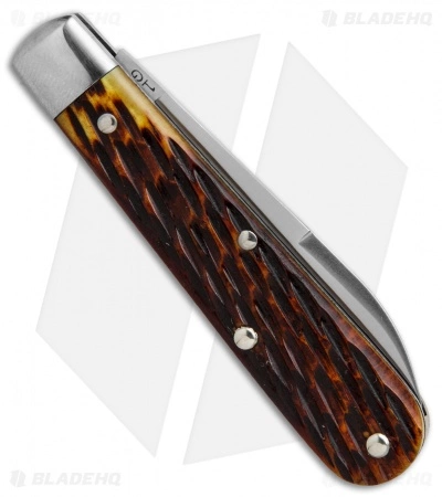 Great Eastern Cutlery GEC #14 Tidoute Boy's Knife 2.325" Yellow Jigged Bone 142116 - Image 3