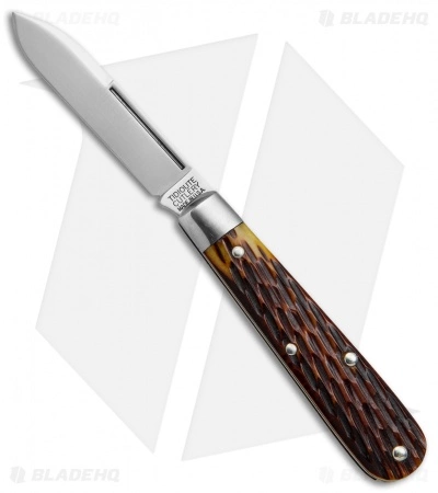 Great Eastern Cutlery GEC #14 Tidoute Boy's Knife 2.325" Yellow Jigged Bone 142116