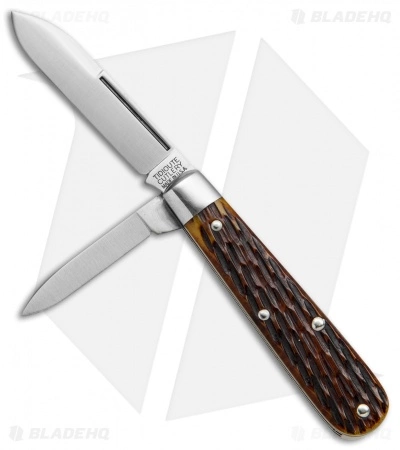 Great Eastern Cutlery GEC #14 Tidoute Boy's Knife 2.325" Yellow Jigged Bone 142216
