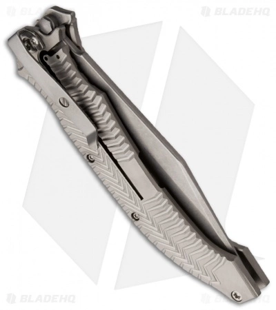 HTM Knives HTM Darrel Ralph AXD 5.5 Spring Assisted Knife (5.5" Stonewash Plain) - Image 2