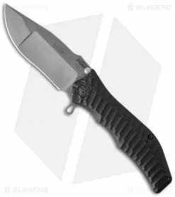 HTM Knives HTM Gun Hammer Bowie Spring Assisted Knife (3.5" BB Compound)