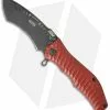 HTM Knives HTM Darrel Ralph Gun Hammer Radian Spring Assisted Knife Red (3.5" Black)