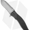 HTM Knives HTM Lightfoot Bullwhip Assisted Opening Knife Sharkskin Gray (3.5" SW Serr)