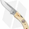 Karesuando Kniven Nallo Lockback Folding Knife Curly Birch (2.50" Satin)