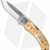 Karesuando Kniven Singi Lockback Folding Knife Curly Birch (3.25" Satin)