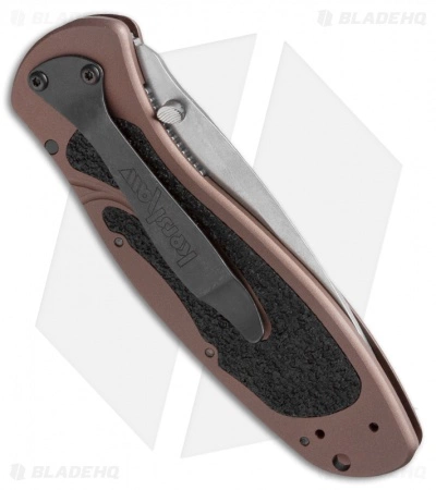 Kershaw Blur Assisted Opening Knife Brown (Stonewash Elmax) 1670SWBR - Image 2