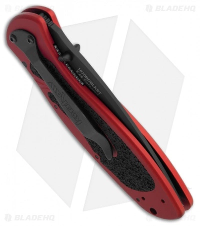 Kershaw Blur Assisted Opening Knife Red (3.375" Black Serr) 1670RDBLKST - Image 2