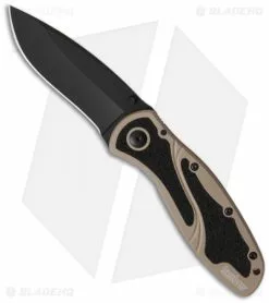 Kershaw Blur Assisted Opening Knife Desert Sand (3.375" Black) 1670DSBLK