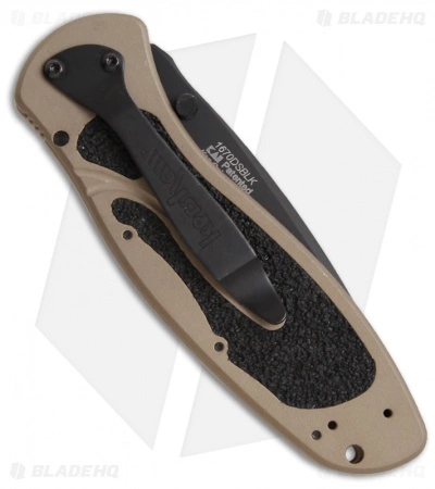 Kershaw Blur Assisted Opening Knife Desert Sand (3.375" Black) 1670DSBLK - Image 2