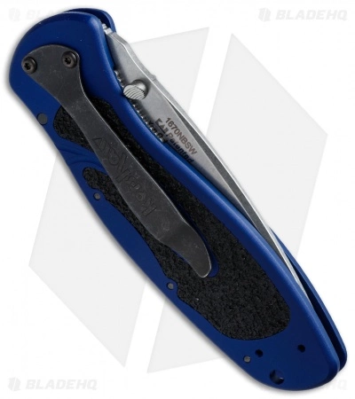 Kershaw Blur Assisted Opening Knife Navy Blue (3.375" Stonewash) 1670NBSW - Image 2