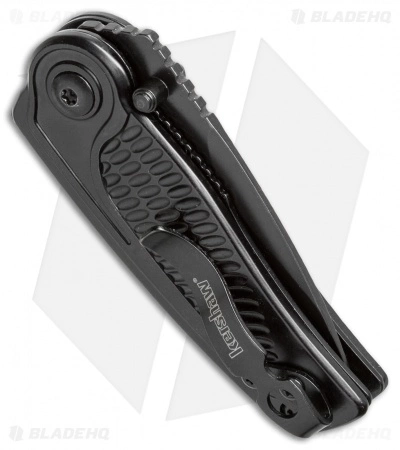 Kershaw Spoke Assisted Opening Flipper Knife (2" Black) 1313BLK - Image 2