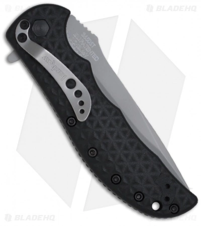 Kershaw Volt II Assisted Opening Knife Black (3.25" Bead Blast Serr) 3650ST - Image 2