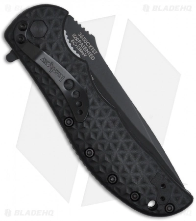 Kershaw Volt II Assisted Opening Knife Black (3.25" Black Serr) 3650CKTST - Image 2