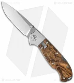 LakeR Model-1 Lockback Knife Bocote (3.1" Satin)